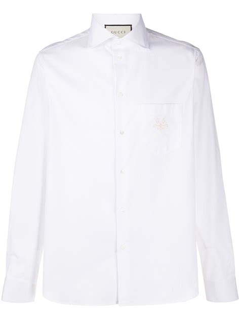 gucci white button down|Gucci shirt transparent.